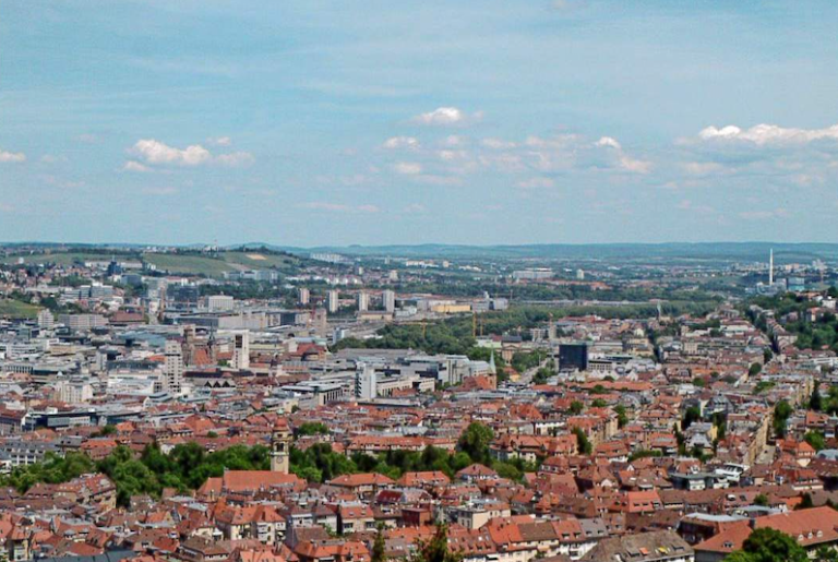 Blick auf Stuttgart