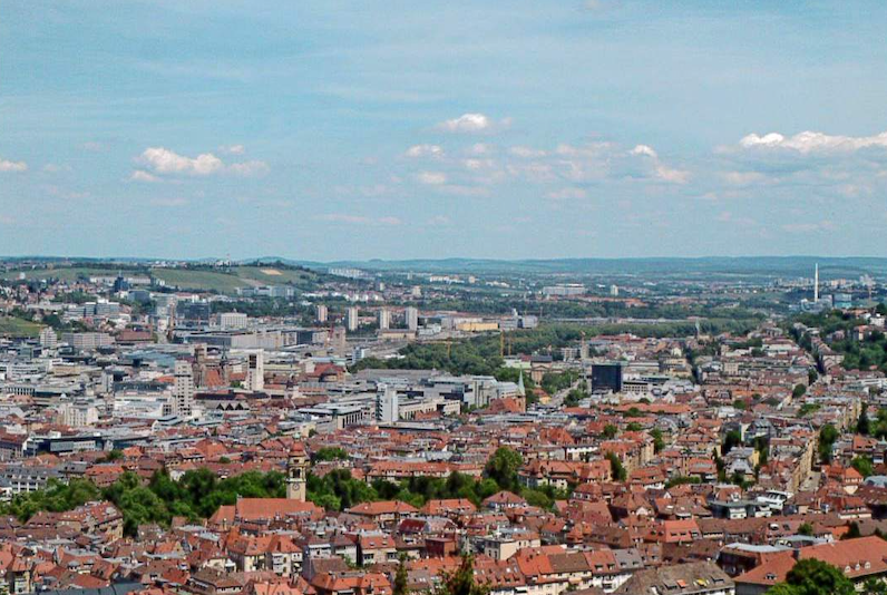 Blick auf Stuttgart